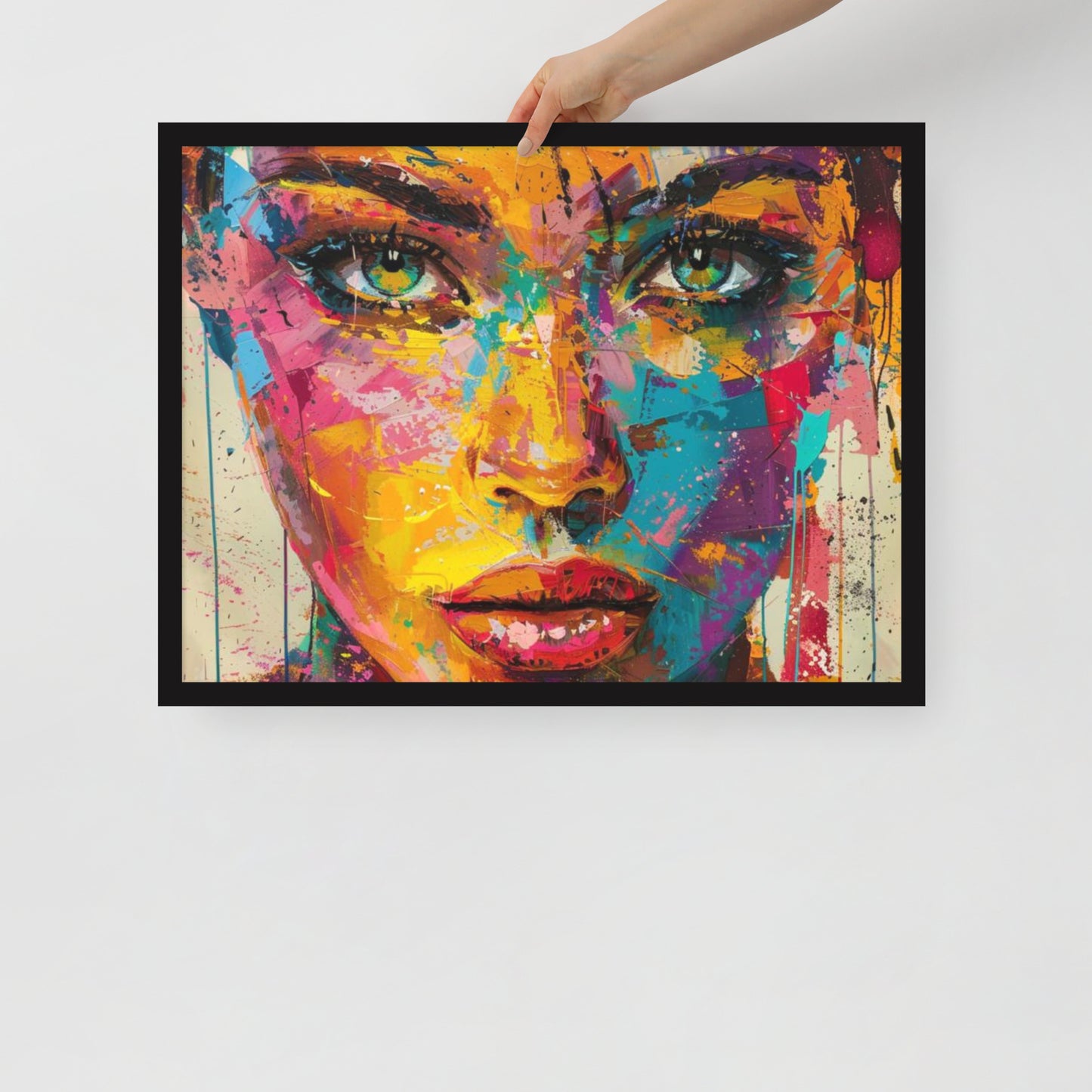 Abstract Portrait Framed Poster