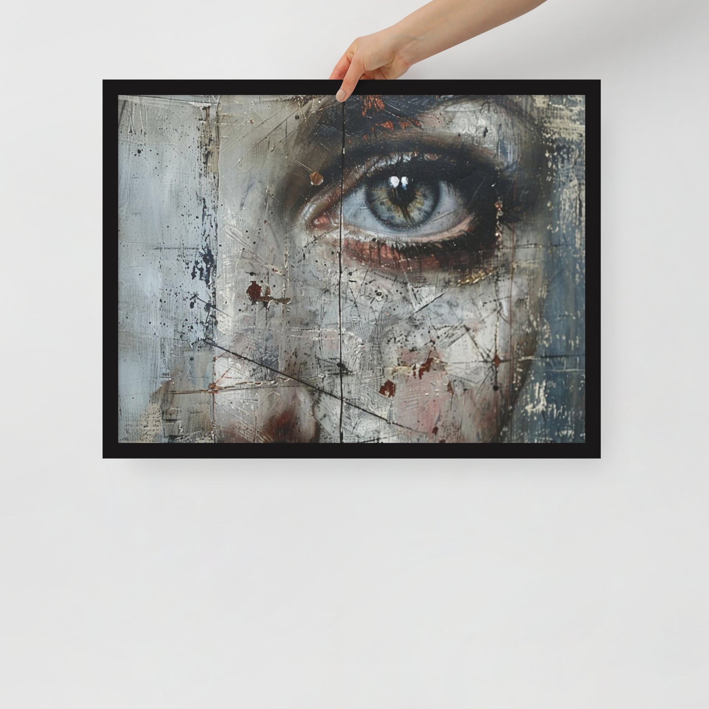 Abstract Portrait Framed Poster