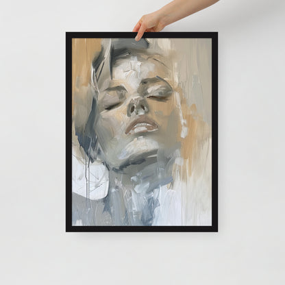 Abstract Portrait Framed Poster