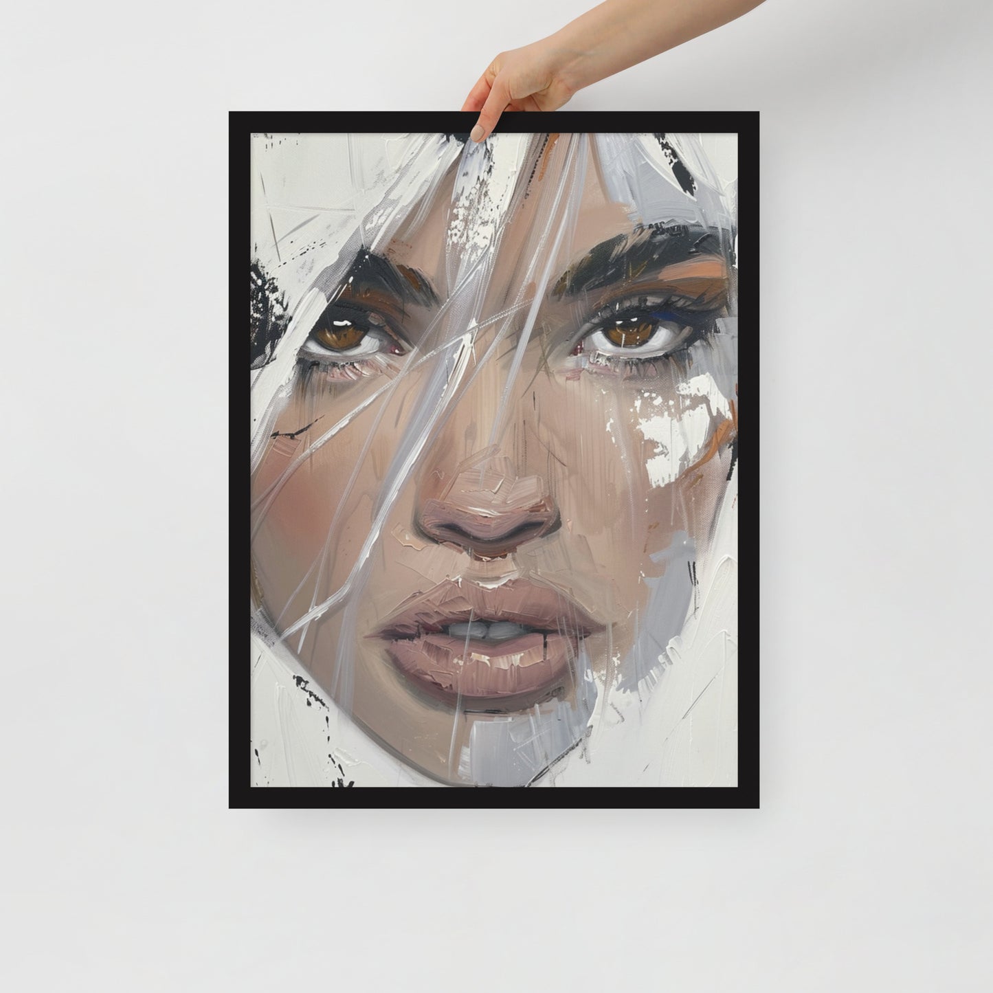 Abstract Portrait Framed Poster