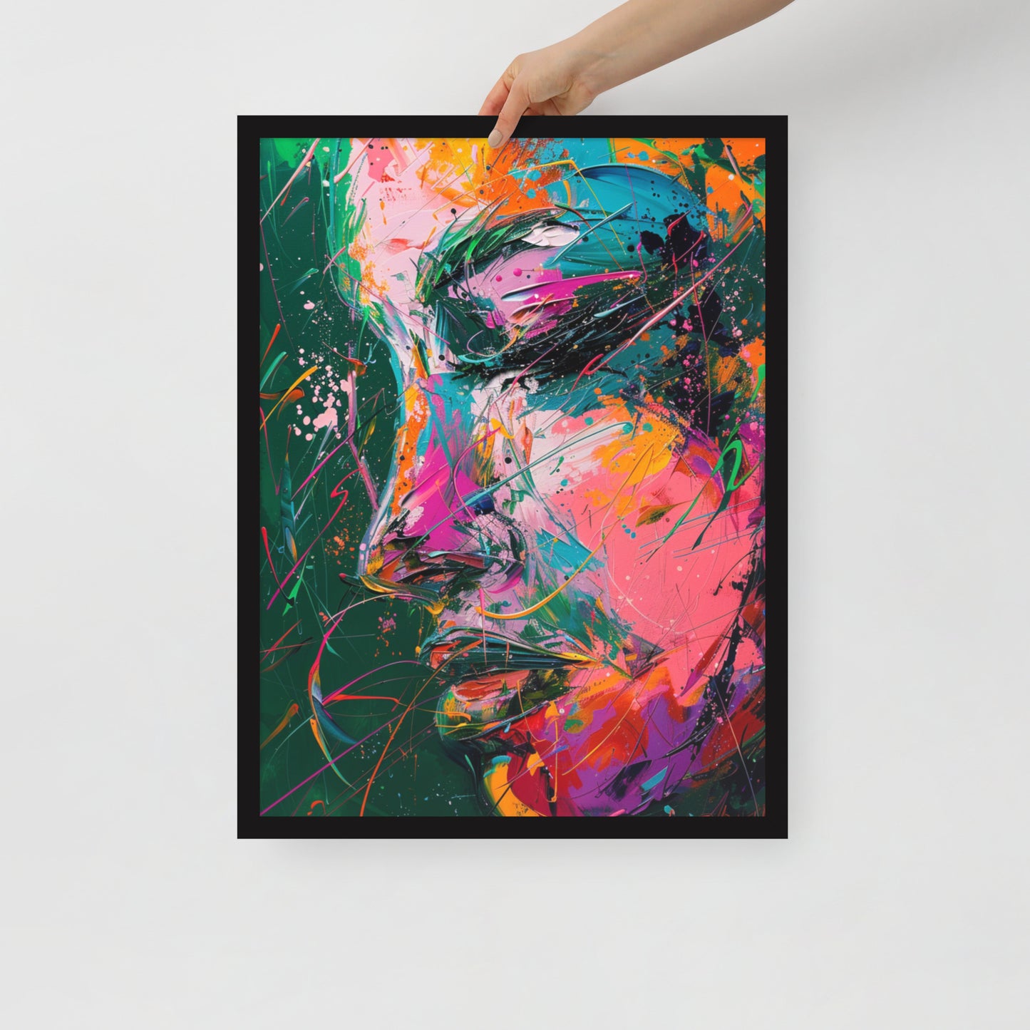 Abstract Portrait Framed Poster