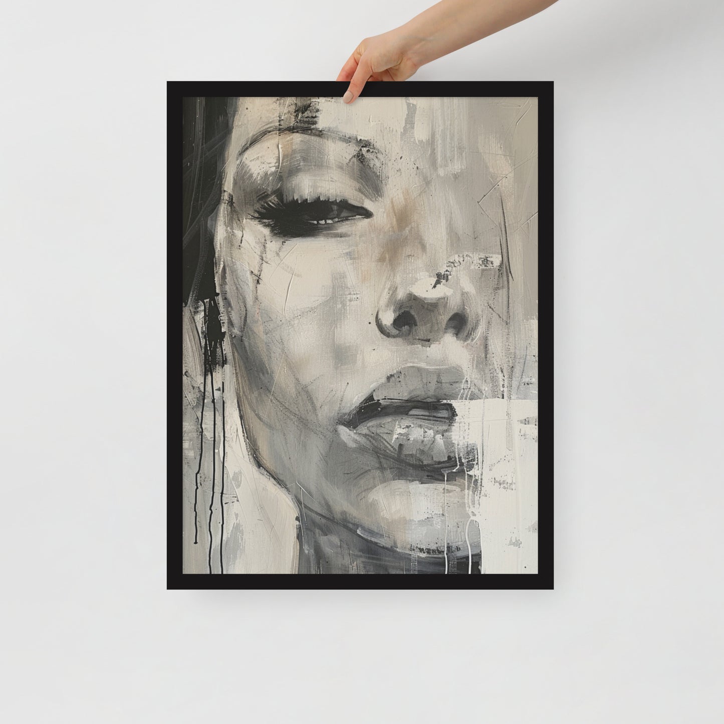 Abstract Portrait Framed Poster