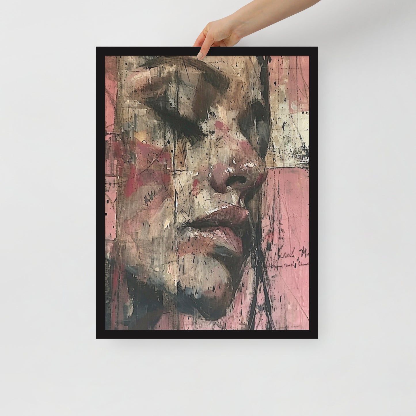 Abstract Portrait Framed Poster