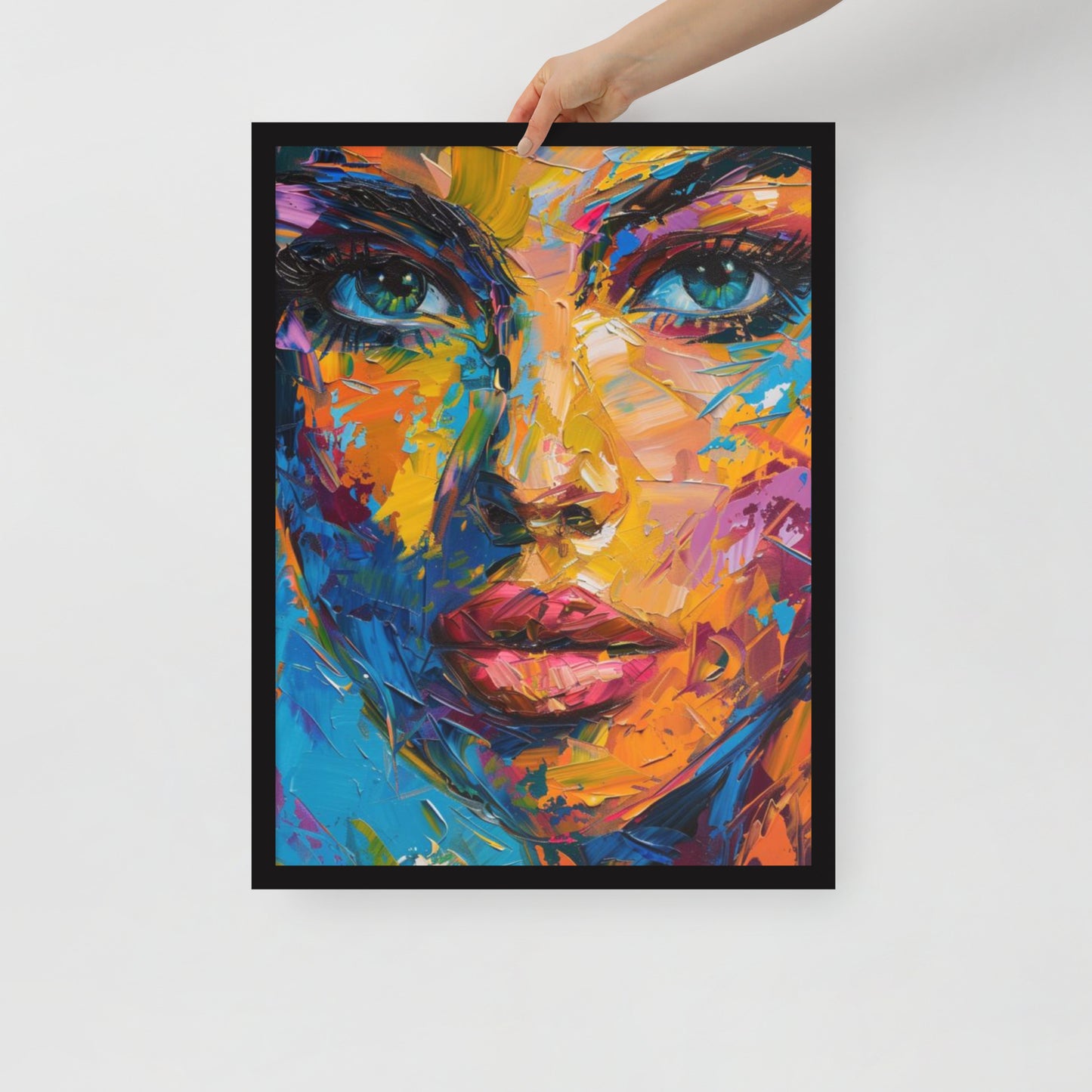 Abstract Portrait Framed Poster