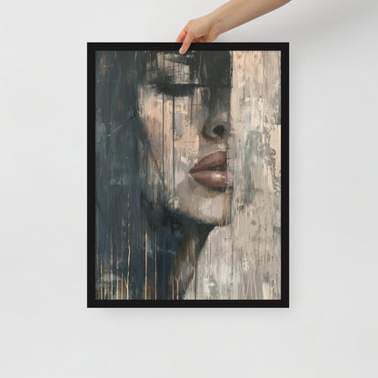 Abstract Portrait Framed Poster