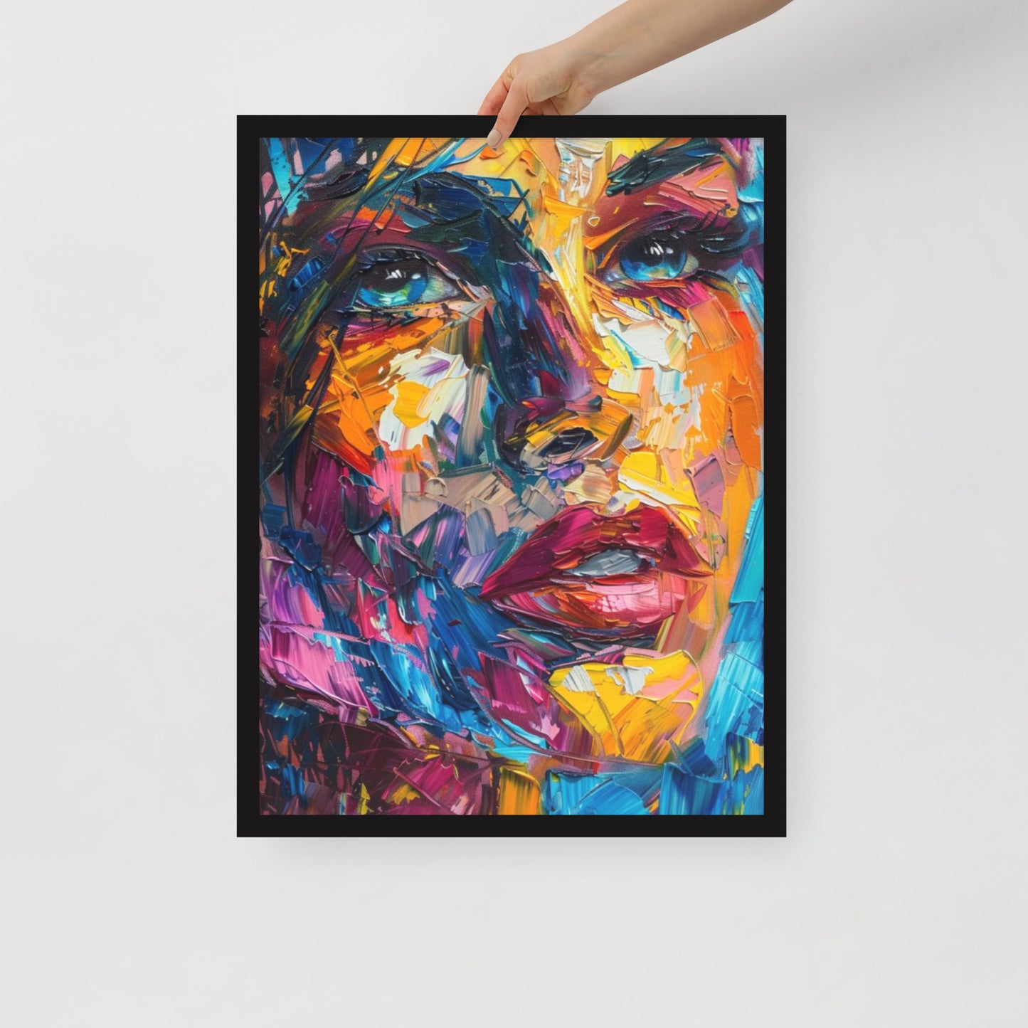 Abstract Portrait Framed Poster