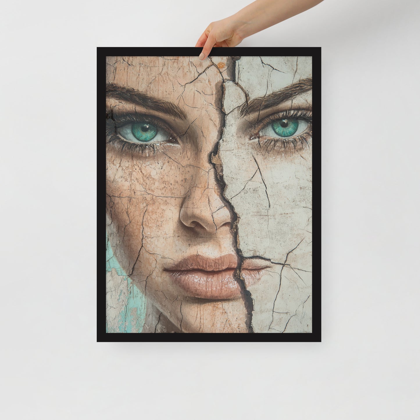 Abstract Portrait Framed Poster