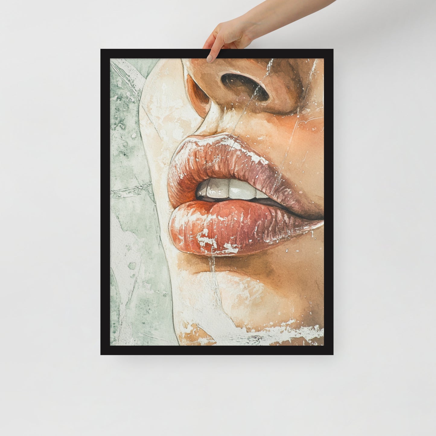 Abstract Portrait Framed Poster