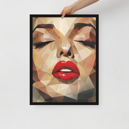 Abstract Portrait Framed Poster