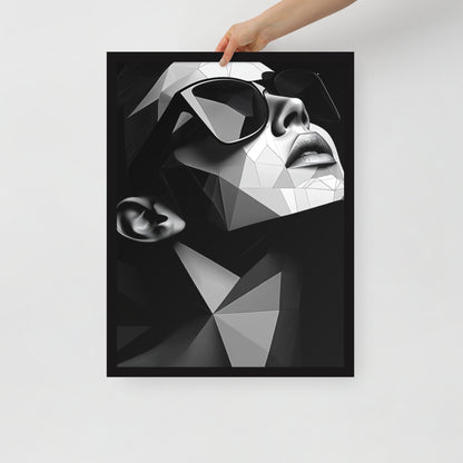 Abstract Portrait Framed Poster