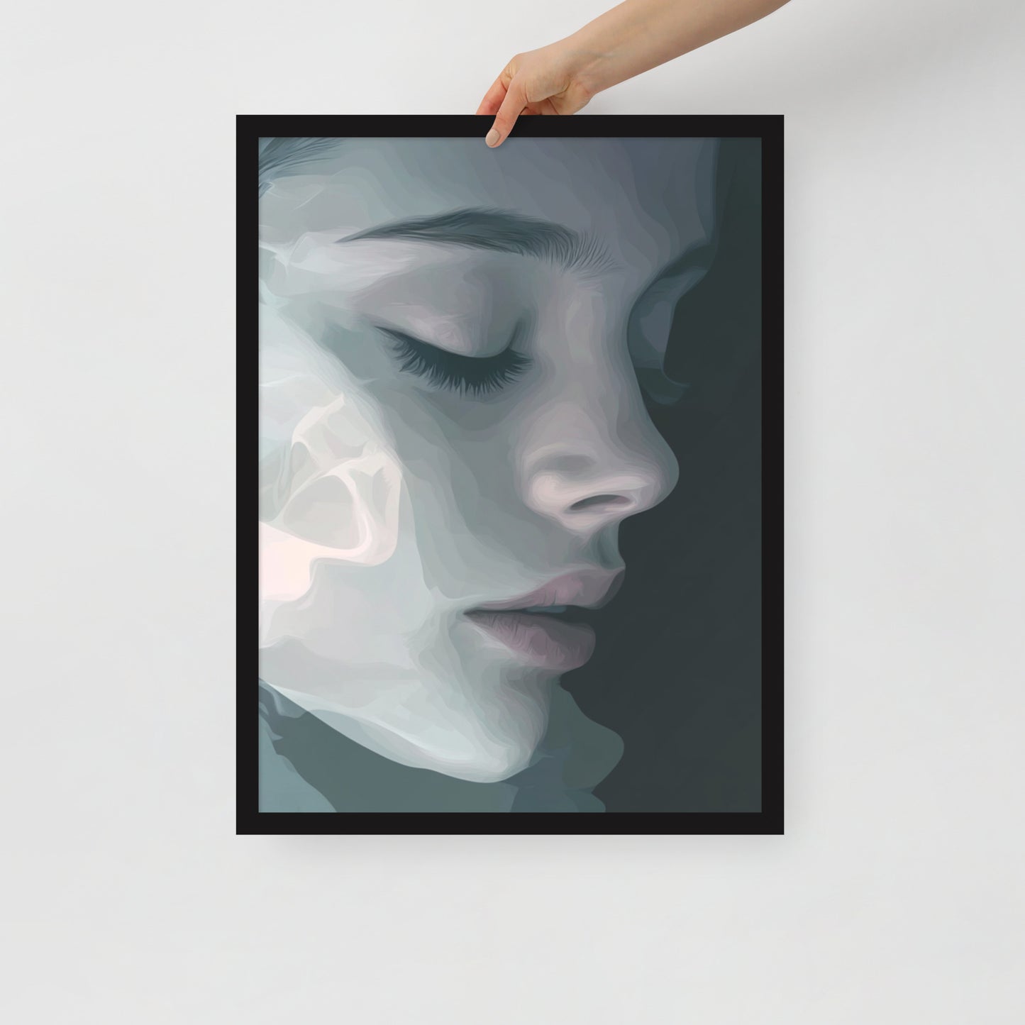 Abstract Portrait Framed Poster