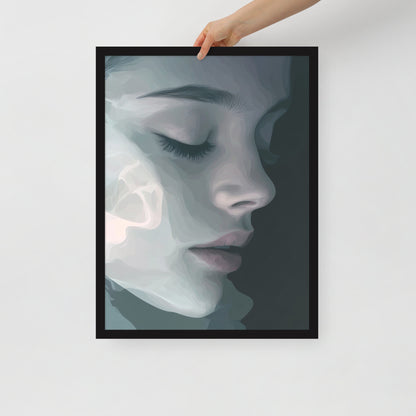 Abstract Portrait Framed Poster