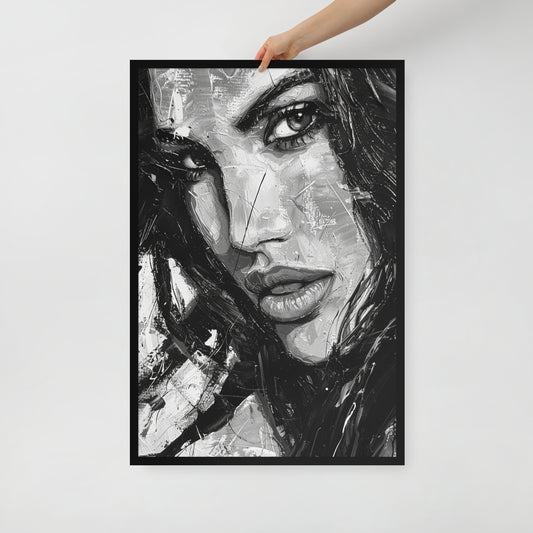 Abstract Portrait Framed Poster