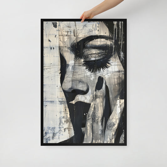 Abstract Portrait Framed Poster