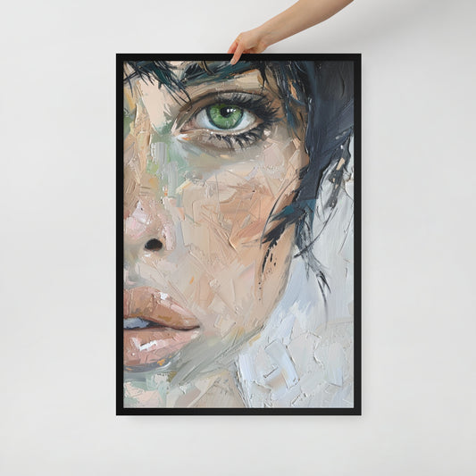 Abstract Portrait Framed Poster