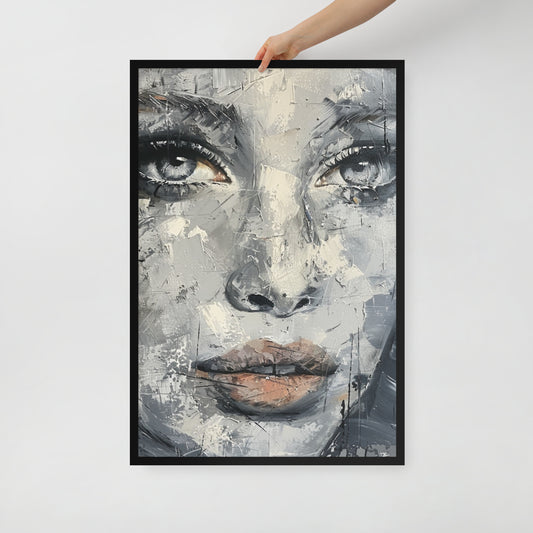 Abstract Portrait Framed Poster