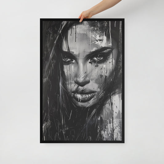 Abstract Portrait Framed Poster