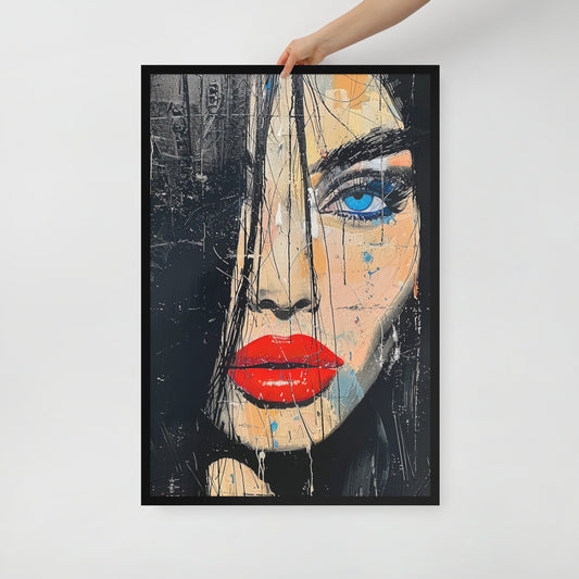 Abstract Portrait Framed Poster