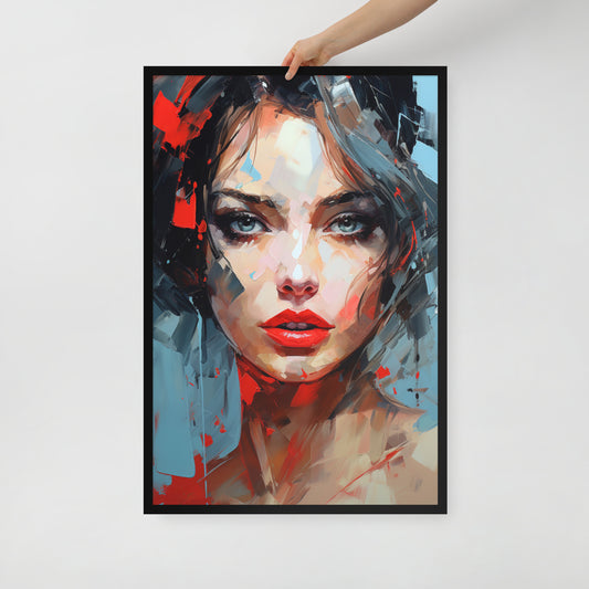 Abstract Portrait Framed Poster