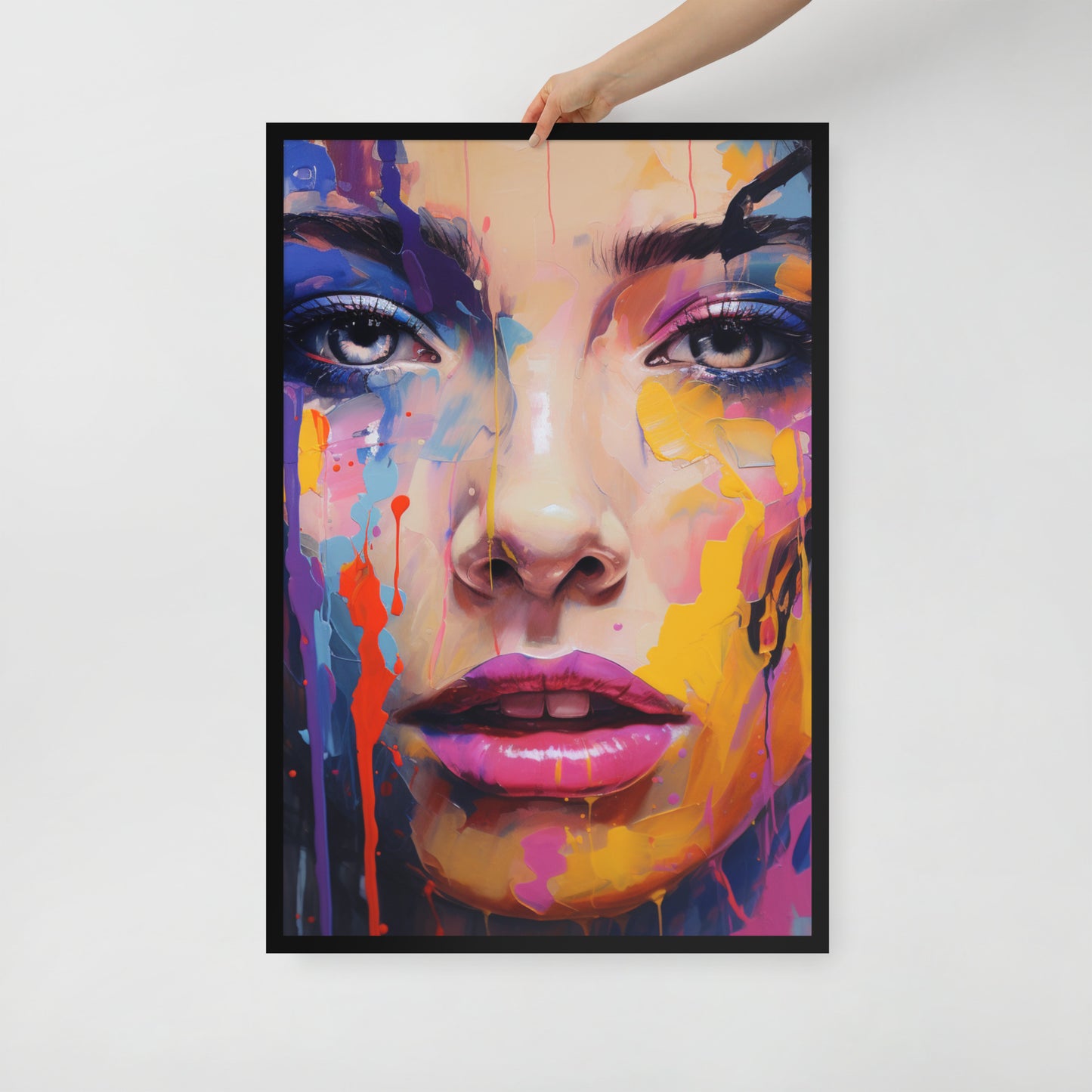 Abstract Portrait Framed Poster