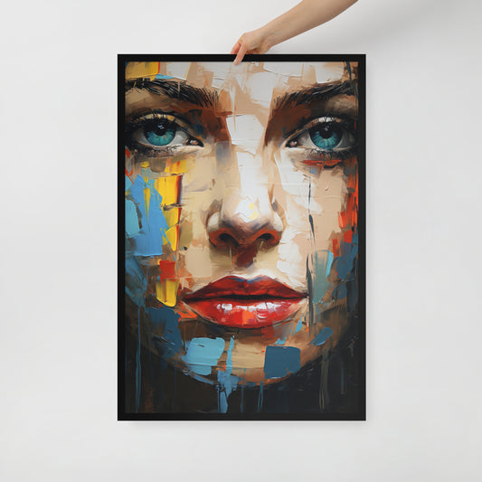 Abstract Portrait Framed Poster