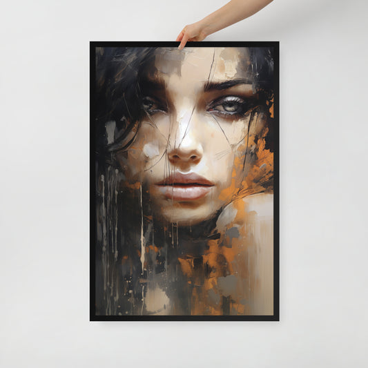 Abstract Portrait Framed Poster