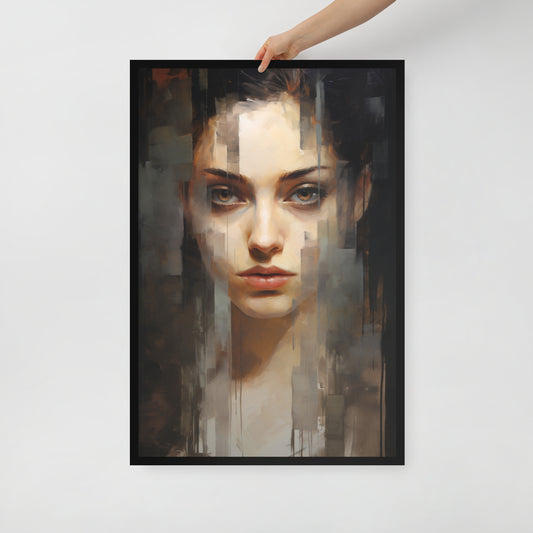 Abstract Portrait Framed Poster