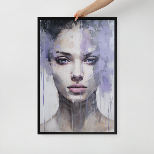 Abstract Portrait Framed Poster