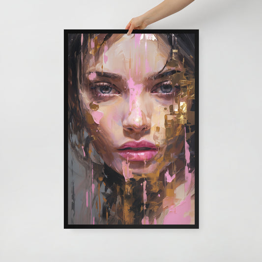 Abstract Portrait Framed Poster