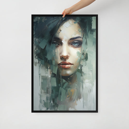 Abstract Portrait Framed Poster