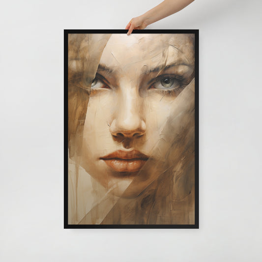 Abstract Portrait Framed Poster