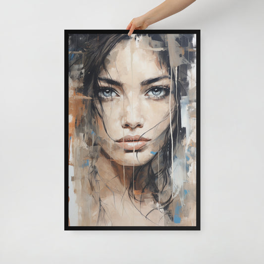 Abstract Portrait Framed Poster