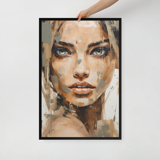 Abstract Portrait Framed Poster