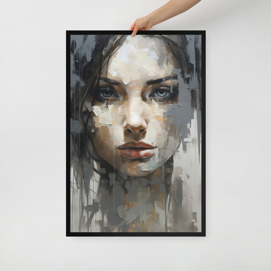 Abstract Portrait Framed Poster