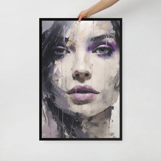 Abstract Portrait Framed Poster