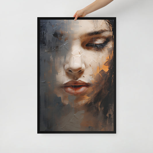 Abstract Portrait Framed Poster