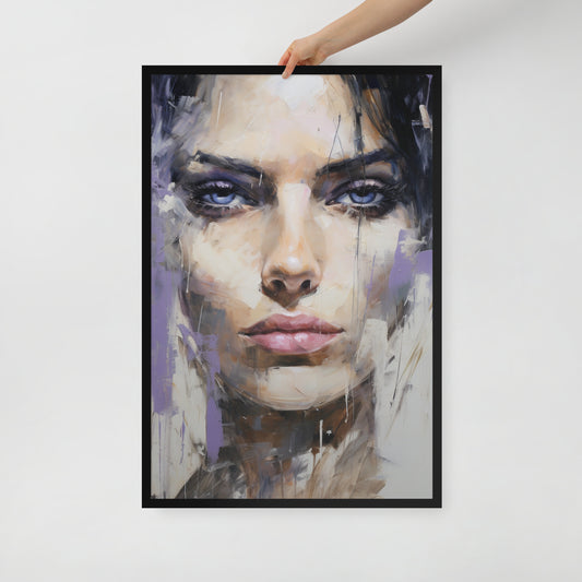 Abstract Portrait Framed Poster