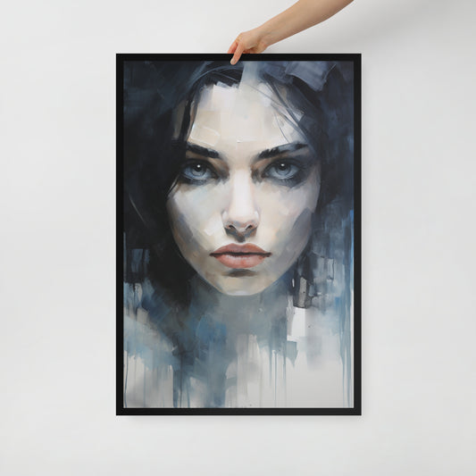 Abstract Portrait Framed Poster