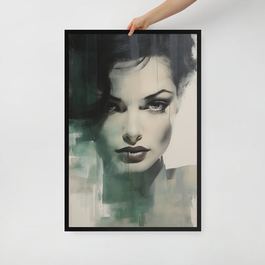 Abstract Portrait Framed Poster