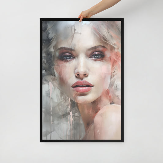 Abstract Portrait Framed Poster