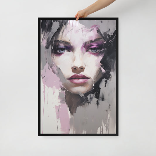 Abstract Portrait Framed Poster