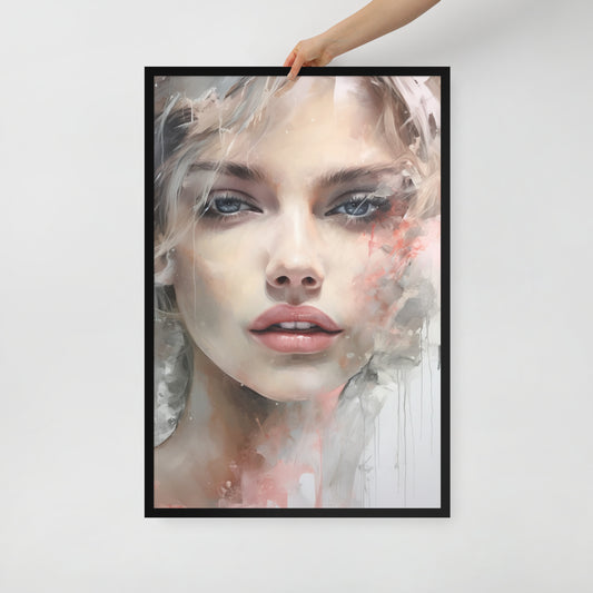 Abstract Portrait Framed Poster