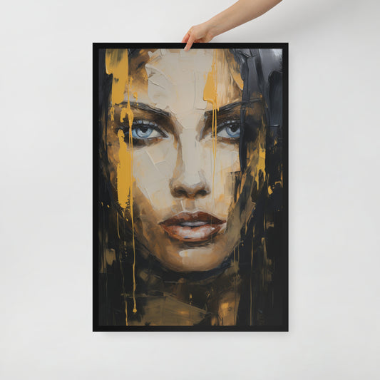 Abstract Portrait Framed Poster