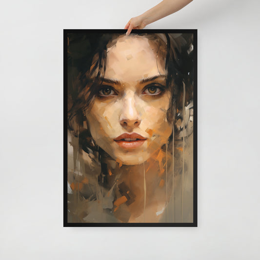 Abstract Portrait Framed Poster