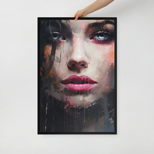 Abstract Portrait Framed Poster