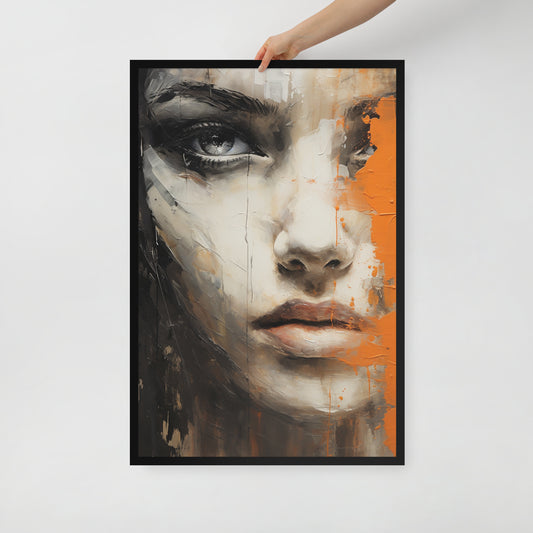 Abstract Portrait Framed Poster