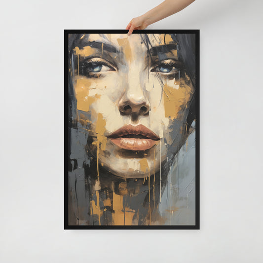 Abstract Portrait Framed Poster