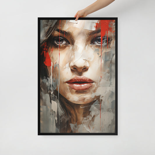 Abstract Portrait Framed Poster