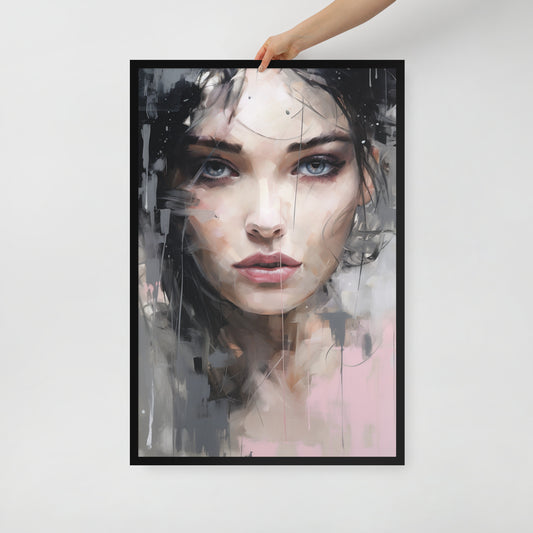 Abstract Portrait Framed Poster