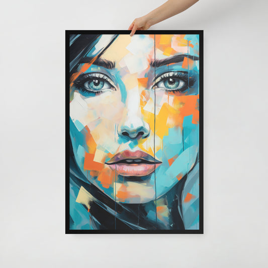 Abstract Portrait Framed Poster